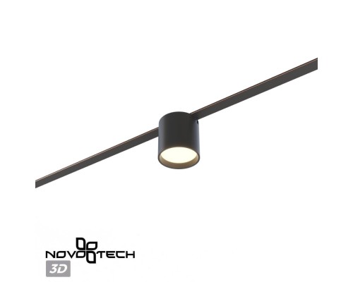 359473 SHINO NT24 104 черный Трековый смарт-светильник для низковольтного шинопровода с двумя режимами работы IP20 LED 6W 24V 3000-6000K EASY