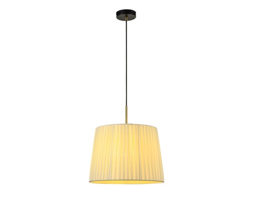 8302/1 MODERNI бронза/черный/бежевый, металл/текстиль Подвес E27 1*60W 220V TUNE