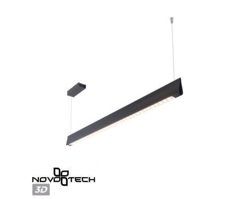 359550 LEDO NT25 000 черный Светильник подвесной диммир. со сменой цв.темпер. (пульт ДУ/прилож. Smart Life) IP20 LED 36W 220-240V 3000-5700К ITER