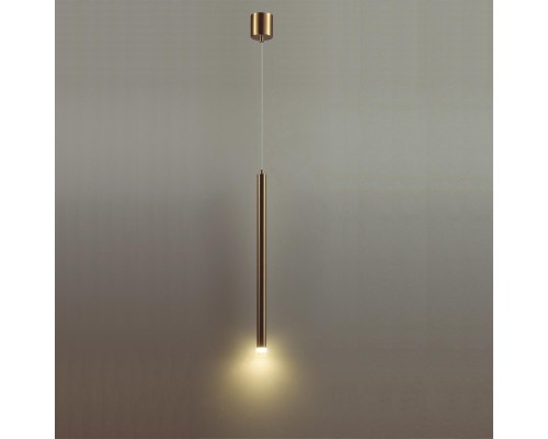 4374/3LA HIGHTECH ODL26 Подвесной светильник  золото/хрустальн. стекло/металл IP20 LED 3W 400Лм 3000K 220-240V FIANO