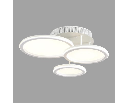 8380/60CL LEDIO LN белый,металл/акрил Умная люстра потолочная с ПДУ и голосовым управлением LED 60W 3000-6500К 220V ALIS SMART