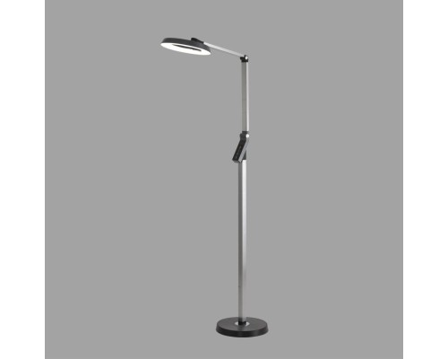 8332/15FL LEDIO темно-серый, металл/пластик Торшер LED 15W 3000/4000/6000K ССТ/диммер/LCD 220-240V GENRI
