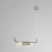 8258/2 SUSPENTIONI LN26 серебро/прозрачный, металл/стекло Подвес G9 2*20W 220V TORONTO