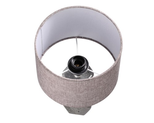 8136/1T MODERNI LN25 000 серый, керамика/текстиль Настольная лампа Е27 1*60W 220V BEINA