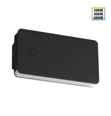 359590 STREET NT25 000 черный Светильник ландшафтный с переключ. цв. температуры IP54 LED 10W 100-240V 3000К\4000К\6000К STRAIT