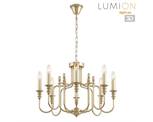 8318/8 CLASSI LN26 шампань/металл Люстра E14 8*40W 220V SUANA