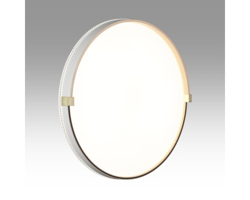 7646/ELN PALE SN 189 Светильник пластик/золотой LED 76Вт 3000/4000/6000К D490 IP43 CCT OLIDI WHITE