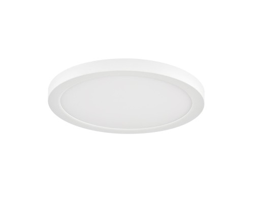 7754/18L MITRA LED SN Светильник пластик/белый LED 18Вт 3000-6500К D225 IP20 CCT/датчик движения NEBULA