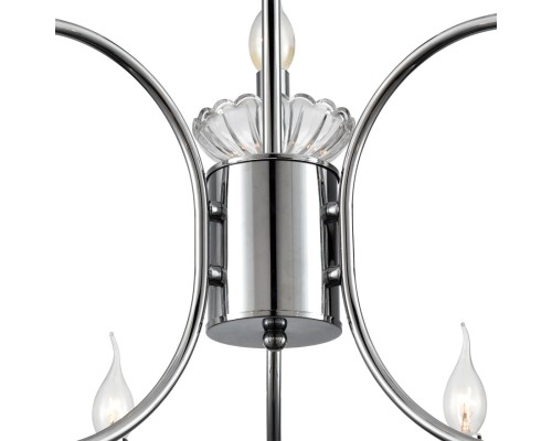 8155/9 CLASSI LN25 хром, металл/стекло Люстра подвесная Е14 9*40W 220V LOLINA