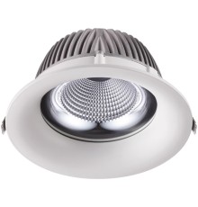 Встраиваемый светодиодный светильник Novotech 358027 Glok белый LED 50 Вт 4100K