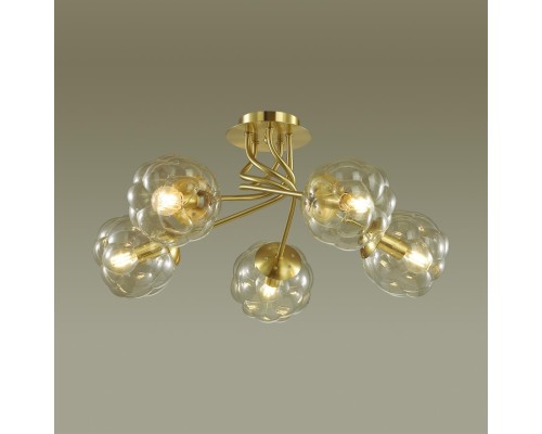 4556/5C MODERNI LN21 000 золотой Люстра потолочная E14 5*40W 220V BREANA