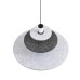 8295/14AL LEDIO черный/светло-серый/темно-серый, металл/фетр/акрил Подвес LED 14W 3000K 220V FELTA