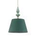 8275/1A CLASSI латунь/зеленый,  металл/керамика/ткань Подвес Е14 1*40W 220V VERMONT