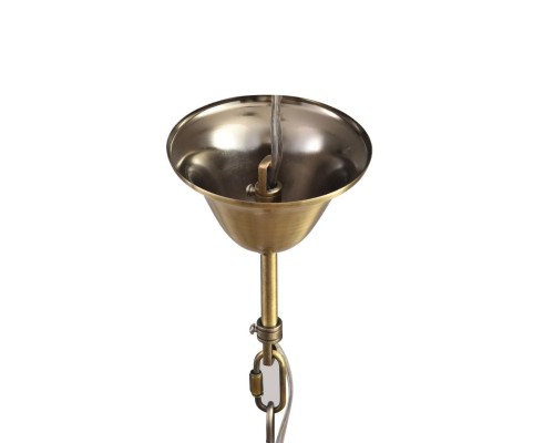 8346/5 CLASSI бронза/прозрачный, металл/хрусталь Люстра потолочная E14 5*40W 220V LUINA