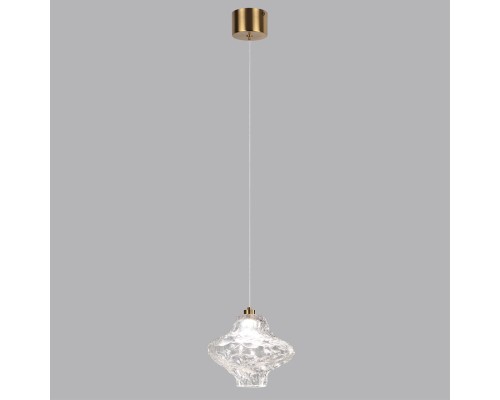 5107/3L L-VISION  ODL26 антич.бронза/прозрачный металл/стекло Подвес LED x 3W 4000K ORDI