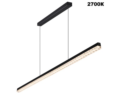 359712 LEDO NT25 000 черный Светильник подвесной диммир. со сменой цв.темпер. (пульт ДУ/прилож. Smart Life) IP20 LED 30W 220-240V 1800-4000К MONILE