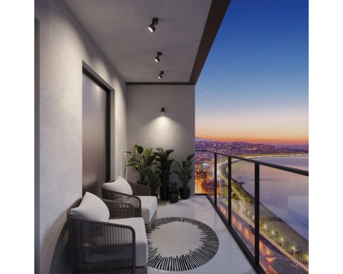 359589 STREET NT25 000 черный Светильник ландшафтный светодиодный IP65 LED 12W 4000К 100-240V FOCUS