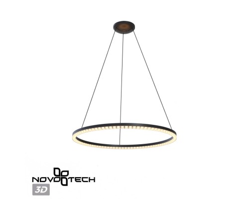 359711 LEDO NT25 000 черный Светильник подвесной диммир. со сменой цв.темпер. (пульт ДУ/прилож. Smart Life) IP20 LED 70W 220-240V 1800-4000К MONILE