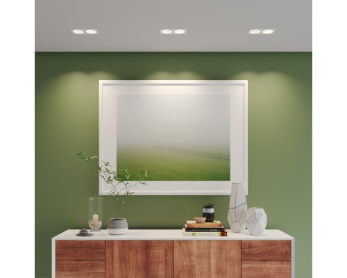 371007 WIR NT25 000 белый Светильник встраиваемый IP20 GX53 12W 220-240V GEMINI