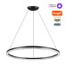 359711 LEDO NT25 000 черный Светильник подвесной диммир. со сменой цв.темпер. (пульт ДУ/прилож. Smart Life) IP20 LED 70W 220-240V 1800-4000К MONILE