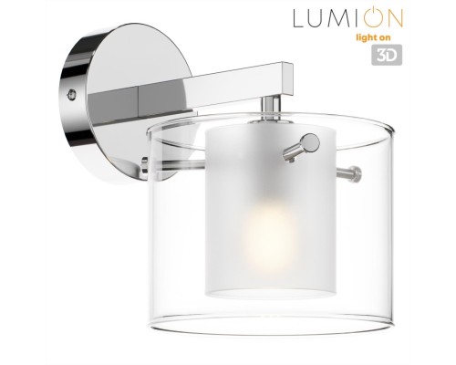 8261/1W MODERNI LN26 металл/стекло, хром/прозрачный Бра E14 1*40W 220V VERDI