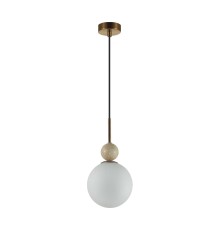 6625/1A MIDCENT ODL26 Подвесной светильник  бронзовый/белый/камень/металл IP20 E14 40W  220-240V LOLLA