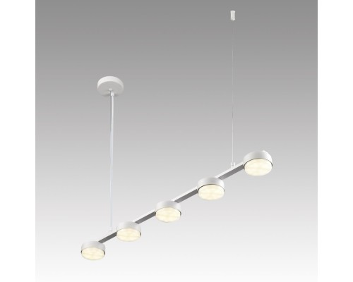 8265/5 COMFI LN26 металл, белый Светильник подвесной GX53 LED 5*7W 220V TORINA