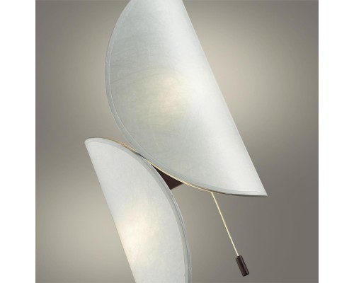 7067/2W L-VISION ODL26 Настенный светильник  черный/белый/шелк/металл IP20 LED G9 5W 220-240V SILK