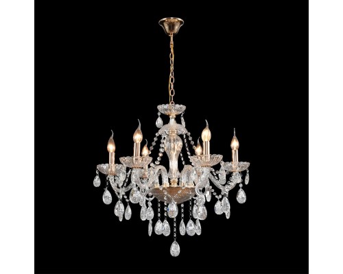 8376/6 CLASSI LN золото/прозрачный, металл/хрусталь Люстра подвесная E14 6*40W 220V ALISSA