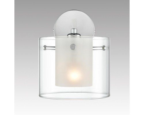 8261/1W MODERNI LN26 металл/стекло, хром/прозрачный Бра E14 1*40W 220V VERDI