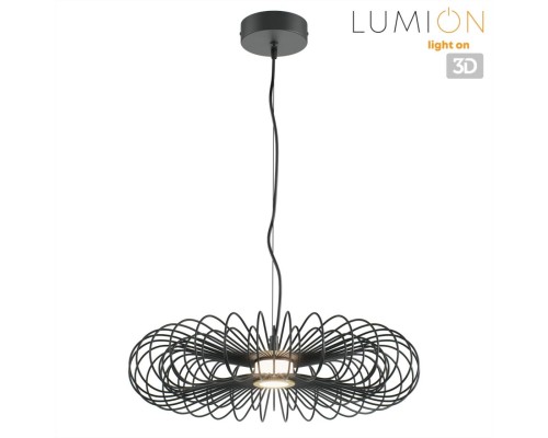 8301/9L LEDIO черный, металл/акрил Подвес LED 9W 3000K 220V CAMOMILE