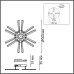 8029/60CL LEDIO LN25 белый/белый, металл/акрил Потолочный светильник с ПДУ LED 60W 3000-6000К 220V ALBERTA