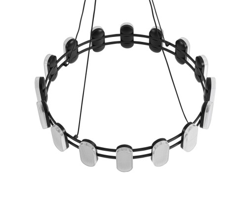 8342/35L LEDIO LN черный/белый металл/акрил Люстра подвесная LED 35W 4000K 220V OVELA