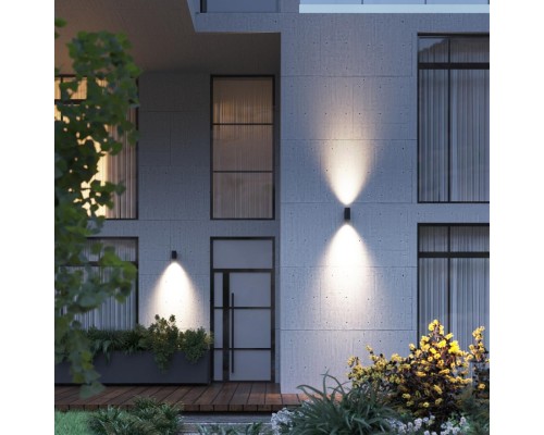 7142/24WL NATURE ODL25 Настенный светильник черный/металл IP65 LED 24W 1252Лм 60° 3000K 85-265V LONG