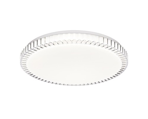 7673/ELN PALE SN 198 Светильник пластик/белый/прозрачный LED 76Вт 3000/4000/6000К D490 IP43 CCT ATIKO