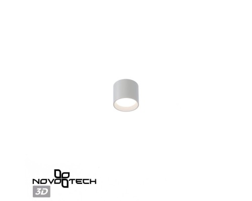 359592 OVER NT25 000 белый Светильник накладной светодиодный с переключ. цв. температуры IP20 LED 6W 220-240V 3000К\4000К\6000К ORBIS