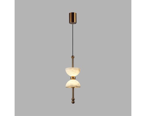 6685/7L L-VISION ODL26 Подвесной светильник бронзовый/ белый/алебастр/металл IP20 LED 7W 560Лм 3000K 220-240V FELIZ