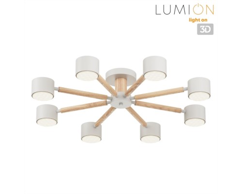 8306/8C COMFI белый, дерево/металл Светильник потолочный GX53 LED 8*7W 220V VUDI