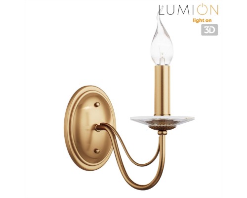 8033/1W CLASSI LN26 металл/стекло, медь/прозрачный Бра E14 1*40W 220V INCANTO