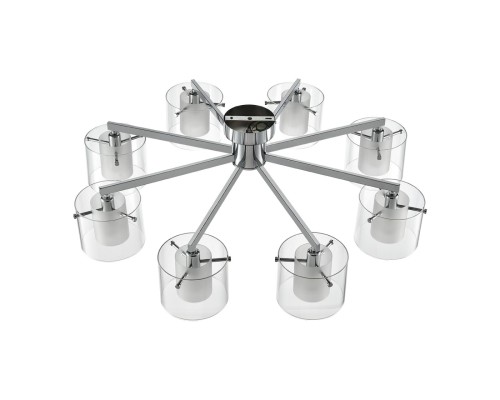 8261/8C MODERNI LN26 металл/стекло, хром/прозрачный Люстра потолочная E14 8*40W 220V VERDI