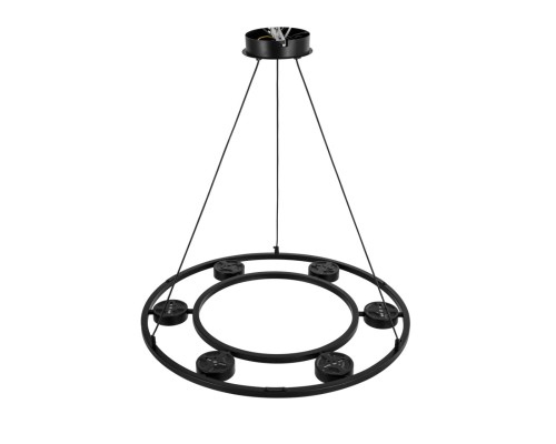 8340/6 MODERNI черный, металл Люстра подвесная GX53 LED 6*7W 220V TORINA