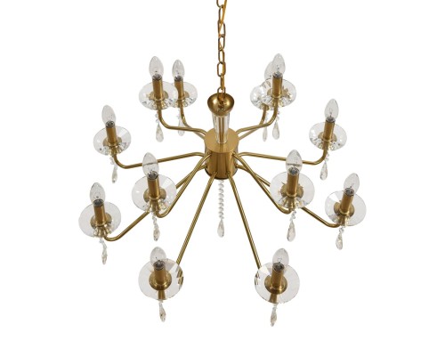 8319/12 CLASSI шампань/прозрачный, металл/хрусталь Люстра E14 12*40W 220V SEVERINA