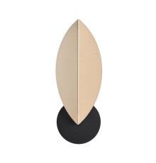 8396/1W MODERNI LN черный/золото, металл Бра G9 20W 220V LEAF