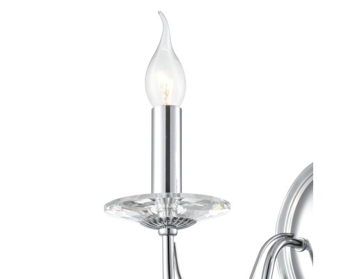 8034/2W CLASSI LN26 металл/стекло, хром/прозрачный Бра E14 2*40W 220V INCANTO