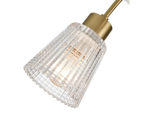 8154/8C COMFI LN25 медный/прозрачный, металл/стекло Потолочный светильник Е14 8*40W 220V IMANA