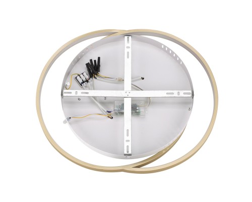 8020/75CL LEDIO LN25 шампань/белый металл/акрилл Потолочный светильник LED 75W 220V 3000-6000K TWIST