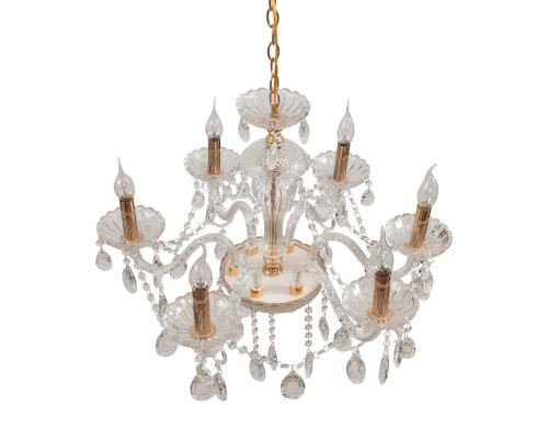 8376/6 CLASSI LN золото/прозрачный, металл/хрусталь Люстра подвесная E14 6*40W 220V ALISSA