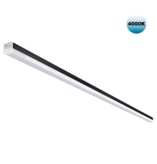 359828 OVER черный Светильник линейный светодиодный в комплекте прямые соединители 2шт и сетевой кабель 2м LED 68W 100-265V BITS