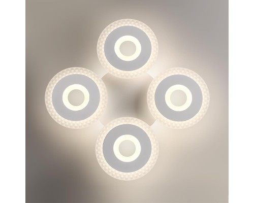 8016/70CL LEDIO LN25 белый/прозрачный металл/акрилл Потолочный светильник LED 70W 220V 3000-6000K VANDY