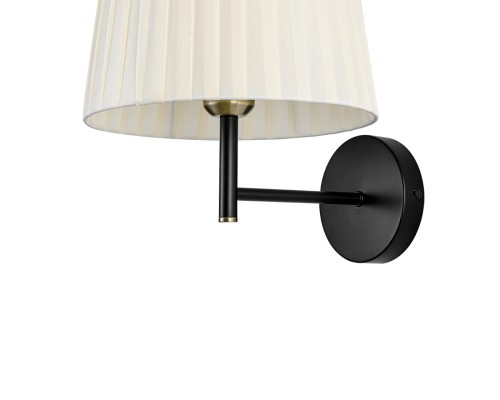 8302/1W MODERNI бронза/черный/бежевый, металл/текстиль Бра E27 1*60W 220V TUNE
